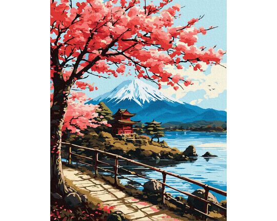 Blooming Peak 40x50 cm paint by numbers