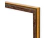 Picture frame for 40x50cm canvas walnut with gold 2042 picture frames