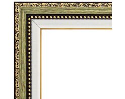 Picture frame for 40x50cm canvas pistachio with gold 2455