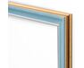 Picture frame for 40x50cm canvas turquoise with gold 2479 picture frames