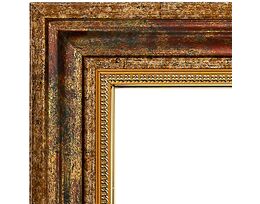 Picture frame for 40x50cm canvas antique gold 2523