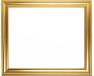 Picture frame for 40x50cm canvas glossy gold 2745 picture frames