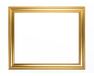 Picture frame for 40x50cm canvas glossy gold 2745 picture frames