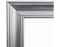 Picture frame for 40x50cm canvas glossy silver 3032