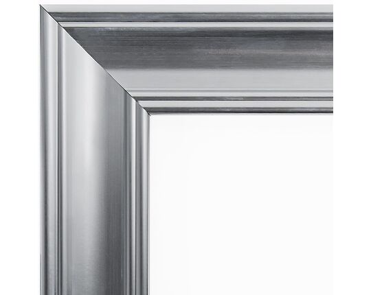 Picture frame for 40x50cm canvas glossy silver 3032 picture frames