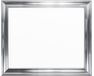 Picture frame for 40x50cm canvas glossy silver 3032 picture frames