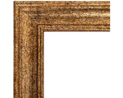 Picture frame for 40x50cm canvas walnut with gold 2790