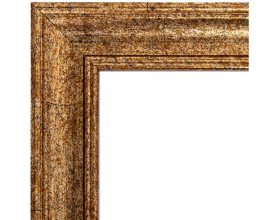 Picture frame for 40x50cm canvas walnut with gold 2790 picture frames