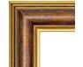 Picture frame for 40x50cm canvas aged wood with gold 2875 picture frames