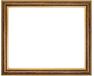 Picture frame for 40x50cm canvas aged wood with gold 2875 picture frames