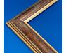 Picture frame for 40x50cm canvas aged wood with gold 2875 picture frames