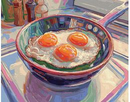 Pop Art Breakfast 40x50 cm