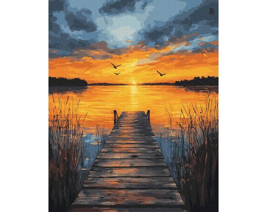 Pier of Dreams 40x50 cm paint by numbers