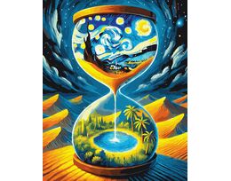Hourglass of the Universe 40x50 cm