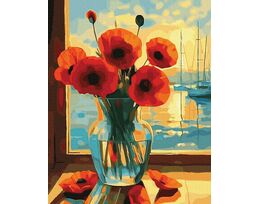 With a View of the Harbor 40x50 cm
