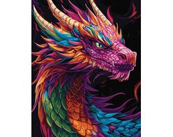 Ember of the Dragon’s Heart 40x50 cm