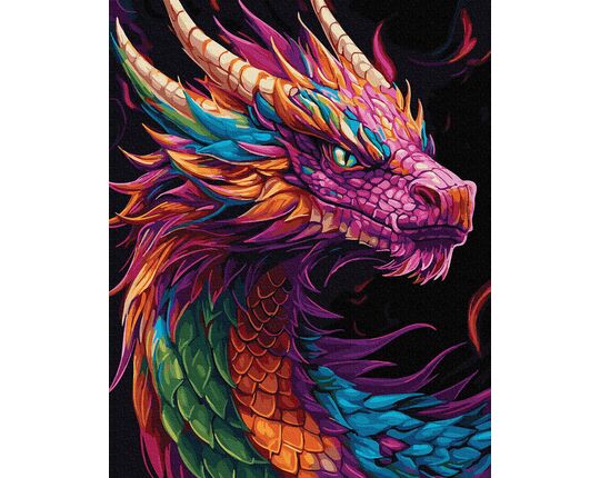 Ember of the Dragon’s Heart 40x50 cm paint by numbers