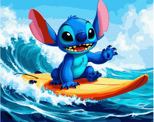 Cosmic Surfer 40x50 cm paint by numbers