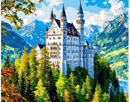 Castle in the Clouds - Neuschwanstein 40x50 cm