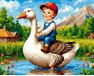 A Tale of the Boy and the Goose 40x50 cm paint by numbers
