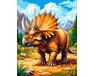 Triceratops from the Age of Giants 40x50 cm paint by numbers