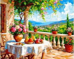 Silence of the Green Hills 40x50 cm