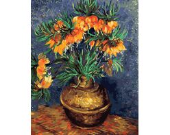 Imperial Fritillaries in a Copper Vase - Vincent van Gogh 40x50 cm