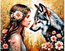 Golden Dawn of Courage 40x50 cm