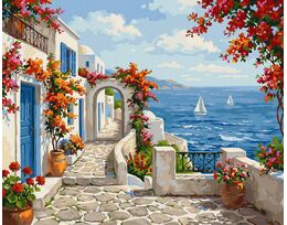 Greek Poetry of Colors 40x50 cm