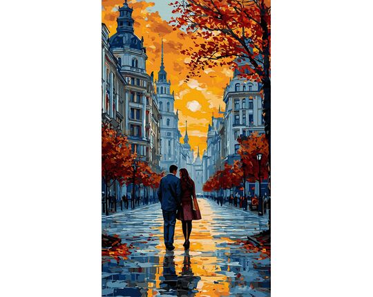 Whispers of Old Streets 40x70 cm paint by numbers