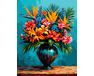 Paradise Bouquet in a Porcelain Dream 50x65 cm paint by numbers