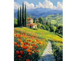 Scent of the Mountain Meadow 50x65 cm