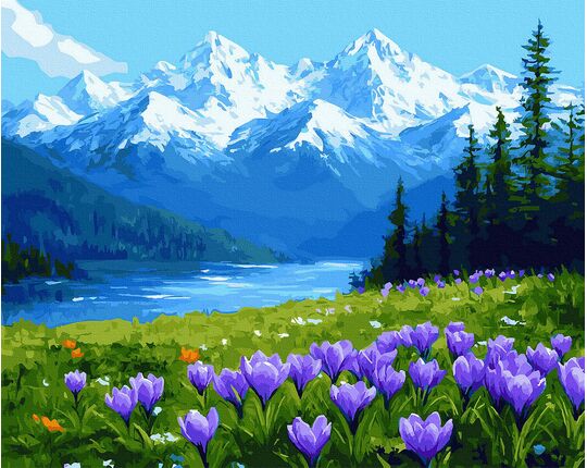 Silence of Kościeliska 50x65 cm paint by numbers