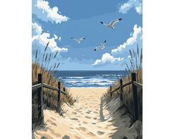 Sandy Haven 50x65 cm