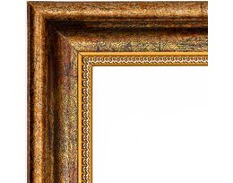Picture frame for 40x70cm canvas antique gold 4497