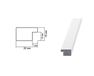 Picture frame for 40x70cm canvas white 4503 picture frames