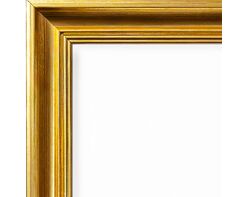 Golden picture frame for 40x50cm canvas 4619