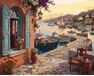 A warm summer port 40x50 cm paint by numbers