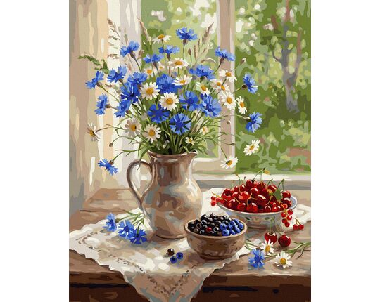 Summer on a napkin 40x50 cm paint by numbers