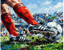 The winning shot 40x50 cm
