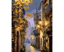 The glow of the evening town's streetlights 40x50 cm paint by numbers