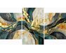 Golden Sails Triptych 70x120 cm paint by numbers
