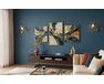 Golden Sails Triptych 70x120 cm paint by numbers