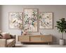 Birdsong on the branches Triptych 70x120 cm paint by numbers