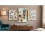 Birds among flowers Triptych 70x120 cm paint by numbers