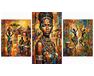 Sunny African vibes Triptych 70x120 cm paint by numbers