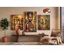 Sunny African vibes Triptych 70x120 cm paint by numbers