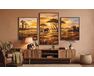 Savanna sunset Triptych 70x120 cm paint by numbers