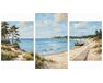 Baltic waves Triptych 70x120 cm paint by numbers