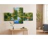 A summer afternoon by the stream Triptych 70x140 cm paint by numbers